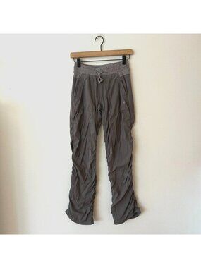 Ivivva Live to Move Dance Gray Lined Studio Pants Girl's Size 12